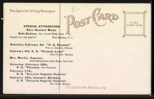 AK Dampfer Clermont, Hudson River