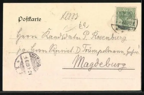 AK Lustfahrt auf dem Salon-Seedampfer Freia, Passagierschiff