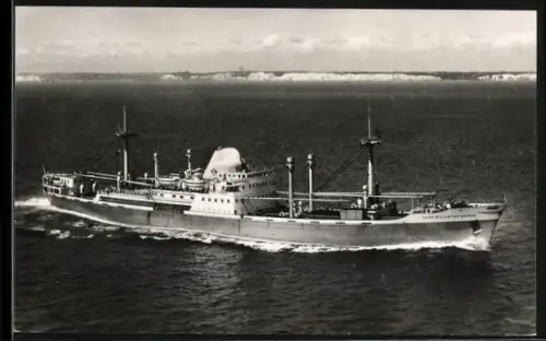 AK Handelsschiff Prins Willem van Oranje auf See