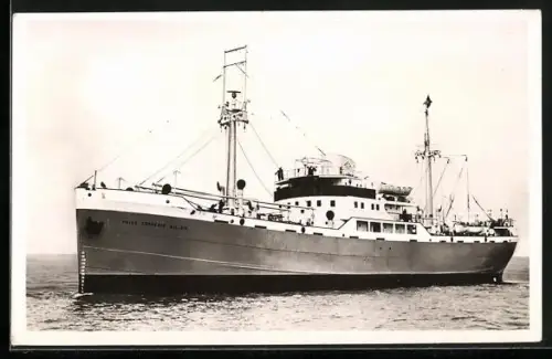 AK Handelsschiff M. S. Prins Frederik Willem auf hoher See