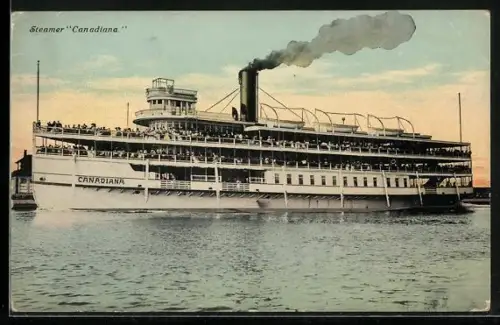AK Dampfer Canadiana in Fahrt