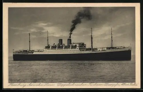 AK Hamburg-Amerika-Linie, Passagierschiff Albert Ballin