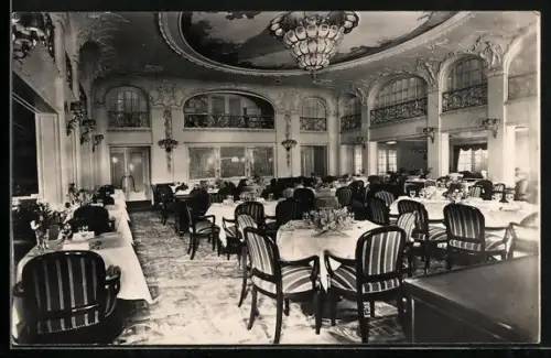 AK Hamburg-Amerika Linie, Passagierschiff New York, Speisesaal I. Klasse