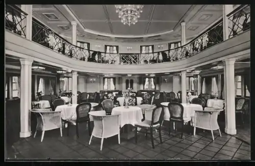 AK Passagierschiff New York der H.-A.-Linie, Halle 2. Klasse