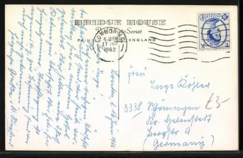 AK British Railways, das Passagierschiff S. S. Amsterdam unterwegs auf See