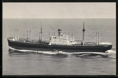 AK Handelsschiff SS Almdyk in voller Fahrt, Holland-America Line