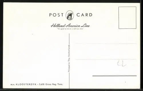 AK Handelsschiff M.S. Kloosterdyk