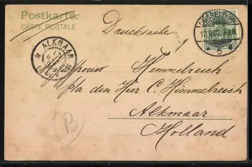 AK Düsseldorf, Ausstellung 1902, Gebäude der Firma Krupp