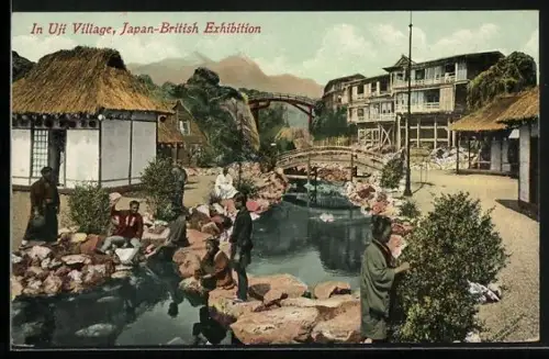 AK London, Japan-British Exhibition, in Uji Village
