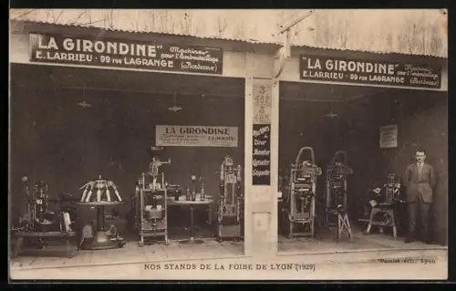 AK Lyon, La Foire 1929, Nos Strands de la Foire