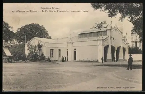AK Nancy, Exposition, Caserne des pompiers, le pavillon de l union des femmes de france