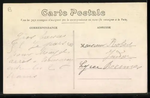 AK Le Mans, Exposition 1911, Vue sur la Cathédrale