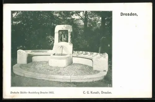 AK Dresden, Deutsche Städte-Ausstellung 1903