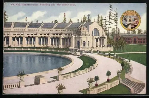 AK Seattle, Alaska-Yukon-Pacific Exhibition, Manufacturers Building and Machinery Hall