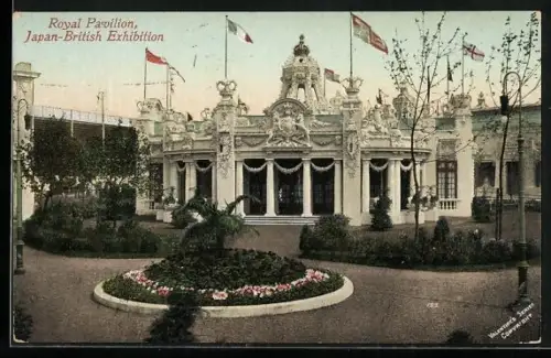 AK London, Franco-British Exhibition 1908, Royal Pavilion