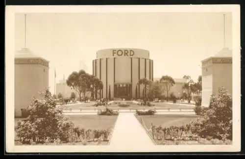 AK San Diego, California Pacific Exposition 1935, Ford Building, Ausstellung