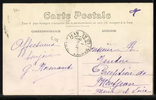 AK Mans, Exposition 1911, Sortie du Village Noir, Ausstellung