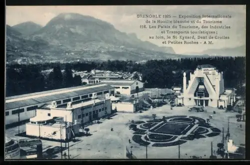 AK Grenoble, Exposition Internationale 1925, Les Palais du Tourisme, Ausstellung