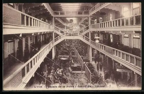 AK Lyon, Palais de la Foire, Ausstellung