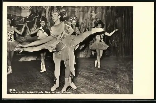 AK Berlin-Charlottenburg, Tom Arnolds Internationale Eisrevue am Funkturm
