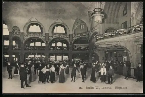 AK Berlin-Schöneberg, Berliner Eispalast, Lutherstrasse