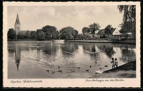 AK Berlin-Lichtenrade, Anlagen an der Kirche