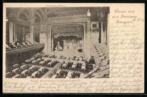 AK Berlin, Reichshallen Leipzigerstrasse 77