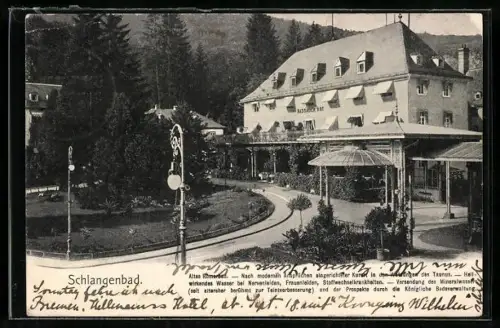 AK Schlangenbad, Gasthof Nassauer Hof