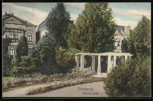 AK Oldenburg / O., Cäcilienplatz