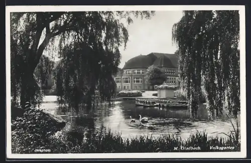 AK M. Gladbach, Volksgarten