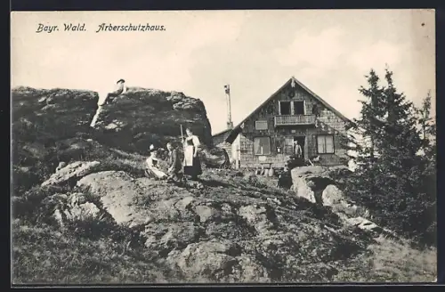 AK Arberschutzhaus, Berghütte im Bayr. Wald