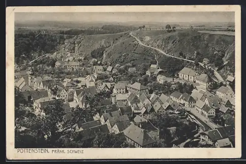 AK Pottenstein /Fränk. Schweiz, Ortsansicht