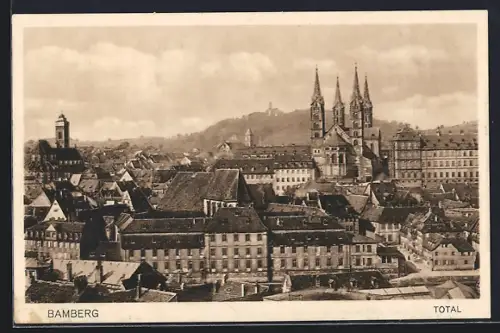 AK Bamberg, Gesamtansicht der Stadt