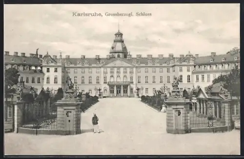 AK Karlsruhe, Grossherzogl. Schloss