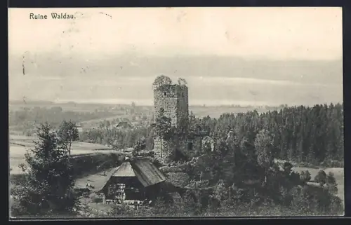 AK Königsfeld / Baden, Ruine Waldau