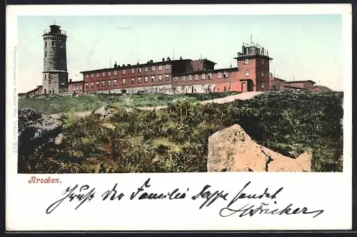 AK Brocken, Aussichtsturm, Hotel, Wetterstation