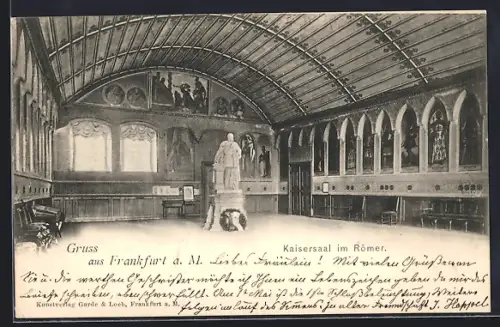 AK Alt-Frankfurt, Kaisersaal im Römer