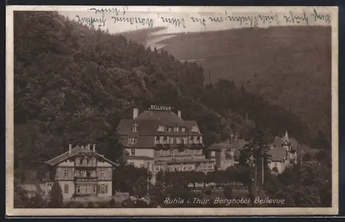AK Ruhla i. Thür., Berghotel Bellevue