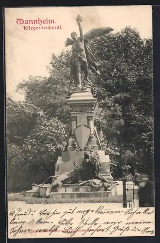 AK Mannheim, Kriegerdenkmal