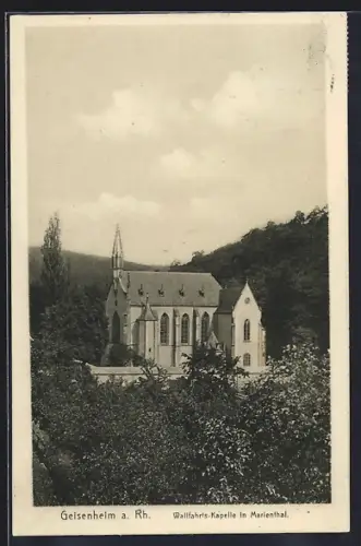 AK Geisenheim a. Rh., Wallfahrts-Kapelle in Marienthal