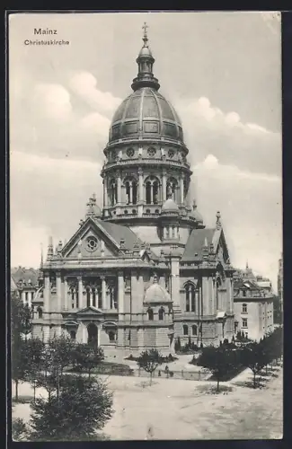 AK Mainz, Blick auf die Christuskirche