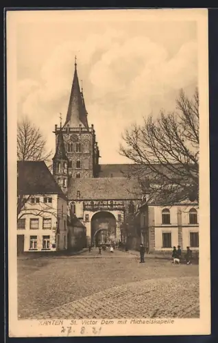 AK Xanten, St. Victor-Dom mit Michaelskapelle