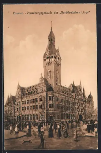AK Bremen, Verwaltungsgebäude des Norddeutschen Lloyd