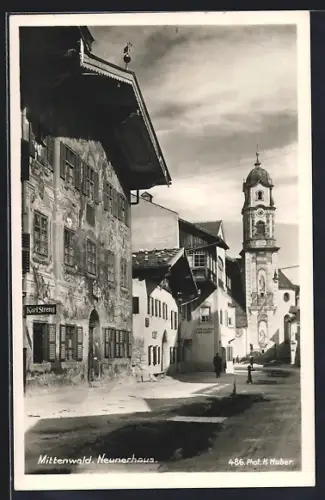 AK Mittenwald, Partie am Neunerhaus
