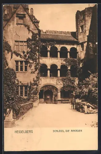 AK Heidelberg, Schloss, Arkaden
