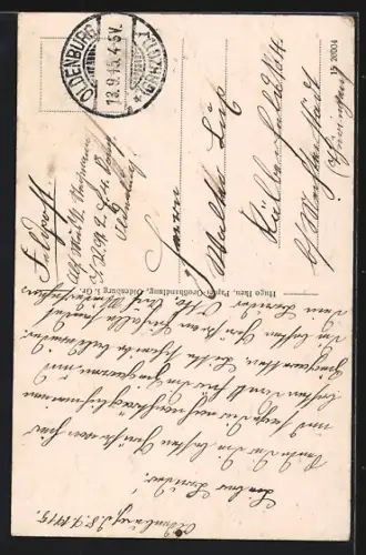 AK Oldenburg i. Gr., Rathaus und Lambertikirche