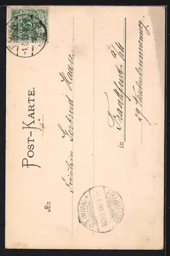 AK Bacharach /Rhein, Altes Haus