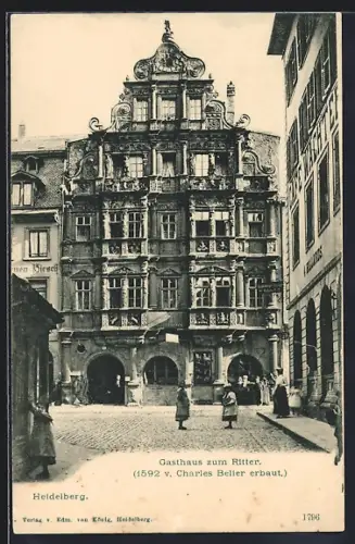 AK Heidelberg, Gasthaus zum Ritter