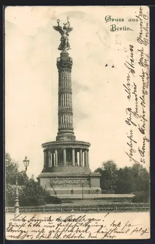 AK Berlin-Tiergarten, Siegessäule