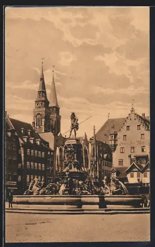 AK Nürnberg, Neptunbrunnen